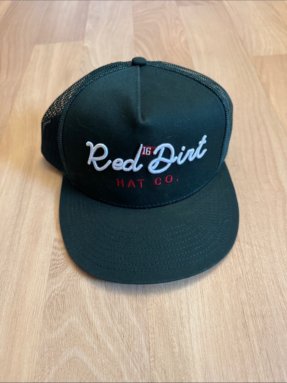 Red Dirt Hat Co Dark Green Trucker Hat